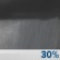 Friday Night: Scattered showers and thunderstorms.  Mostly cloudy, with a low around 67. Southwest wind 3 to 5 mph.  Chance of precipitation is 30%.